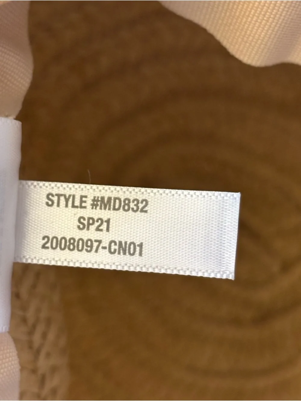 Madewell Packable Braided Straw Hat Size M/L
